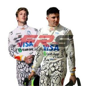 2025 F1 Racing Costume Worn By Isack Hadjar and Liam Lawson British GP