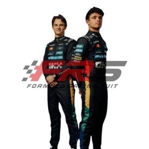 2025 F1 Racing Costume Worn by Lando Norris & Oscar Piastri - Silverstone British GP