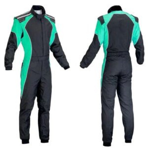 Black & Green Go Kart Custom Suit