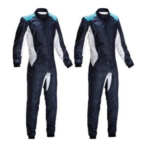 Black / White Karting Driver Race Outfit
