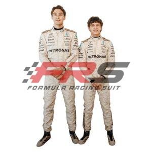 2025 F1 Racing Costume Worn by George Russell & Andrea Kimi Antonelli - USA Austin GP