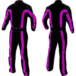 Go Kart Racing Costume Black & Purple