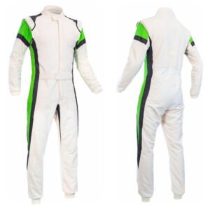 Go Kart White Racing Costume