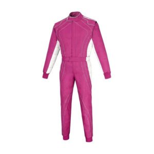 Pink Go-Kart Driver Racing Attire