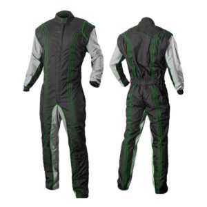 Karting Race Suit Black & Gray