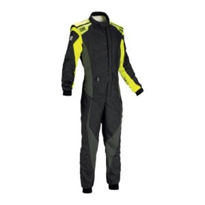 OMP TECNICA EVO Kart Racing Suit - Black / Yellow