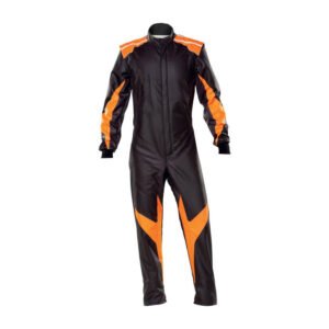 Plain Black/Red Go Kart Racing Outfit